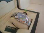 Rolex replica datejust acciaio oyster blu roman orologio replica copia imitazione 4us282 - immagine 8