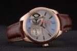 Tag-Heuer replica gran carrera pendulum rose gold white dial dial imitazione replica orologio 4us289 - immagine 5