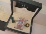 Rolex replica datejust acciaio oro blu brillantini jubilèè orologio replica copia imitazione 4us256 - immagine 3