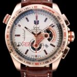 Tag-Heuer replica gran carrera chrono calibre 36 rose gold imitazione replica orologio 4us293