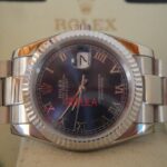 Rolex replica datejust acciaio oyster blue roman orologio replica copia imitazione 4us236