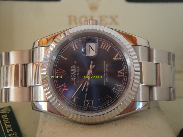 virtuemart_product_254rolex-replica-orologi-imitazione-rolex-replica-orologio42 Rolex replica datejust acciaio oyster blu roman orologio replica copia imitazione 4us282 - immagine 1