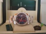 Rolex replica datejust acciaio oyster blue roman orologio replica copia imitazione 4us236 - immagine 5
