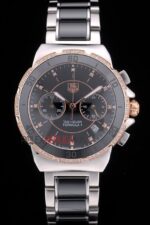 Tag-Heuer replica gran carrera chrono formula1 rose gold imitazione replica orologio 4us295 - immagine 3