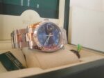 Rolex replica datejust acciaio oyster blue roman orologio replica copia imitazione 4us236 - immagine 6