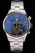 Tag-Heuer replica gran carrera chrono acciaio precision imitazione replica orologio 4us297 - immagine 4