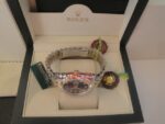 Rolex replica datejust acciaio oro blu brillantini jubilèè orologio replica copia imitazione 4us256 - immagine 9