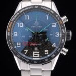 Tag-Heuer replica gran carrera chrono acciaio mclaren black dial imitazione replica orologio 4us298