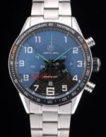 Tag-Heuer replica gran carrera chrono acciaio mclaren black dial imitazione replica orologio 4us298