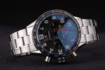 Tag-Heuer replica gran carrera chrono acciaio mclaren black dial imitazione replica orologio 4us298 - immagine 5