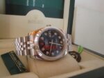 Rolex replica datejust acciaio black brillantini jubilèè orologio replica copia imitazione 4us230