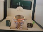 Rolex replica datejust acciaio oro gold dial roman jubilèè orologio replica copia imitazione 4us224 - immagine 5