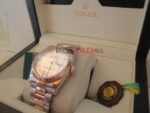 Rolex replica datejust acciaio rose gold lady oyster orologio replica copia imitazione 4us283 - immagine 6