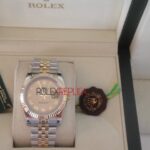 Rolex replica datejust acciaio oro gold dial roman jubilèè orologio replica copia imitazione 4us224