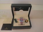 Rolex replica datejust acciaio oyster blu barrette orologio replica copia imitazione 4us233 - immagine 7