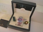 Rolex replica datejust acciaio oyster blu barrette orologio replica copia imitazione 4us233 - immagine 6