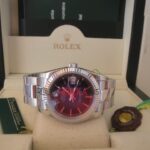 Rolex replica datejust acciaio oyster blu barrette orologio replica copia imitazione 4us233