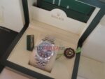 Rolex replica datejust acciaio blu brillantini jubilèè orologio replica copia imitazione 4us234 - immagine 7