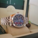 Rolex replica datejust acciaio blu brillantini jubilèè orologio replica copia imitazione 4us234