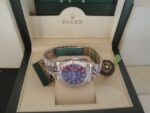 Rolex replica datejust acciaio blu brillantini jubilèè orologio replica copia imitazione 4us234 - immagine 6