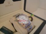 Rolex replica datejust acciaio madreperla brillantini oyster orologio replica copia imitazione 4us242 - immagine 5