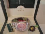 Rolex replica datejust acciaio madreperla brillantini oyster orologio replica copia imitazione 4us242 - immagine 6
