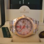 Rolex replica datejust acciaio oro madreperla barrette oyster orologio replica copia imitazione 4us261