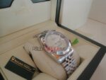 Rolex replica datejust acciaio argentèè roman jubilèè orologio replica copia imitazione 4us226 - immagine 6