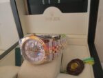 Rolex replica datejust acciaio oro bicolor jubilèè orologio replica copia imitazione 4us254 - immagine 4