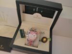 Rolex replica datejust acciaio oro madreperla brillantini oyster orologio replica copia imitazione 4us262 - immagine 4