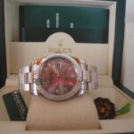 Rolex replica datejust acciaio oyster argentèè brillantini orologio replica copia imitazione 4us238