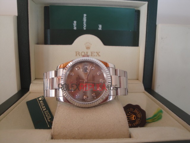 virtuemart_product_327rolex-replica-orologi-imitazione-rolex-replica-orologio Rolex replica datejust acciaio oyster argentèè brillantini orologio replica copia imitazione 4us238 - immagine 1