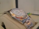 Rolex replica datejust acciaio oro madreperla brillantini oyster orologio replica copia imitazione 4us262 - immagine 8