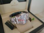 Rolex replica datejust acciaio oyster argentèè brillantini orologio replica copia imitazione 4us238 - immagine 3
