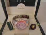 Rolex replica datejust acciaio oro madreperla brillantini oyster orologio replica copia imitazione 4us262 - immagine 9