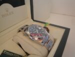 Rolex replica datejust acciaio black barrette oyster orologio replica copia imitazione 4us229 - immagine 5