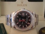 Rolex replica datejust acciaio black barrette oyster orologio replica copia imitazione 4us229