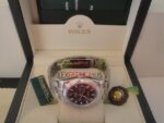 Rolex replica datejust acciaio black barrette oyster orologio replica copia imitazione 4us229 - immagine 4