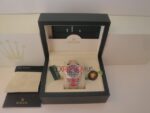 Rolex replica datejust acciaio oro black brillantini oyster orologio replica copia imitazione 4us255 - immagine 8
