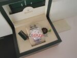 Rolex replica datejust acciaio oyster centenario orologio replica copia imitazione 4us241 - immagine 4
