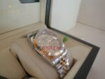 Rolex replica datejust acciaio oro argentèè roman orologio replica copia imitazione 4us251 - immagine 6