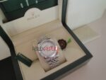 Rolex replica datejust acciaio madrepela roman jubilèè orologio replica copia imitazione 4us243 - immagine 7