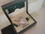 Rolex replica datejust acciaio jubilèè argentèè brillantini orologio replica copia imitazione 4us237 - immagine 8