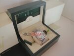 Rolex replica datejust acciaio jubilèè argentèè brillantini orologio replica copia imitazione 4us237 - immagine 5