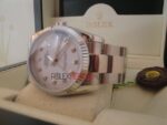 Rolex replica datejust acciaio madreperla brillantini oyster orologio replica copia imitazione 4us242 - immagine 13