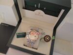 Rolex replica datejust acciaio oro gold dial barrette jubilèè orologio replica copia imitazione 4us223 - immagine 8