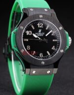 Hublot replica automatic vendome green collection strip rubber orologio replica copia 4us302