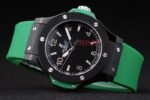 Hublot replica automatic vendome green collection strip rubber orologio replica copia 4us302 - immagine 4
