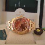 Rolex replica pearlmaster oro giallo red yellow orologio replica copia imitazione 4us269