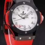 Hublot replica automatic vendome red collection strip rubber orologio replica copia 4us303